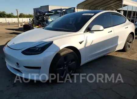 Tesla Model 3 2022 2022 vin 5YJ3E1EB2NF209702 from auto auction Copart