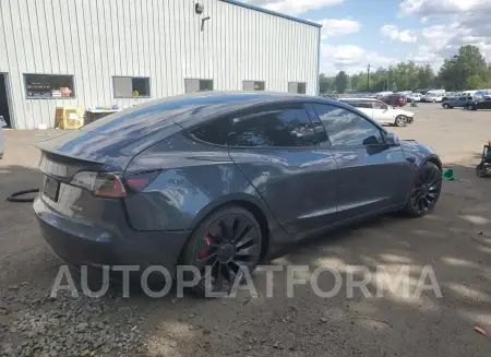 TESLA MODEL 3 2023 vin 5YJ3E1EC2PF395060 from auto auction Copart