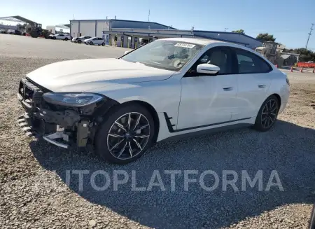 BMW I4 2024 2024 vin WBY73AW03RFR77418 from auto auction Copart