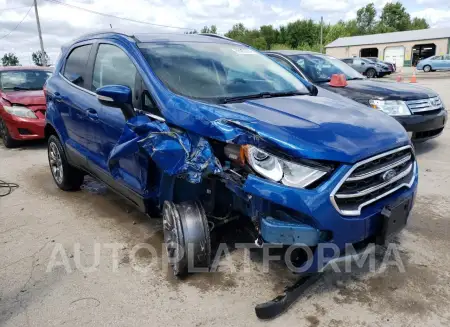 FORD ECOSPORT T 2018 vin MAJ6P1WL4JC183082 from auto auction Copart