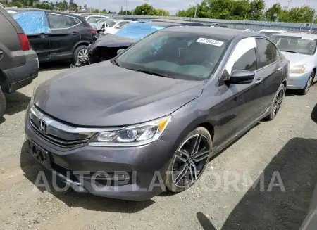 Honda Accord 2017 2017 vin 1HGCR2F55HA000813 from auto auction Copart