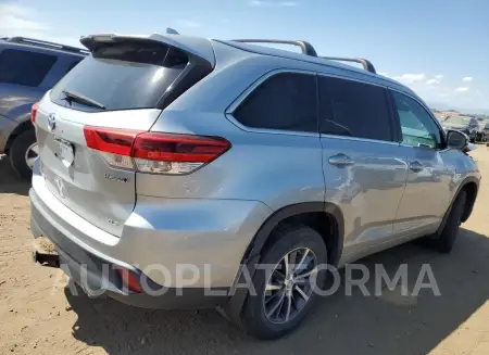 TOYOTA HIGHLANDER 2018 vin 5TDJGRFHXJS040831 from auto auction Copart