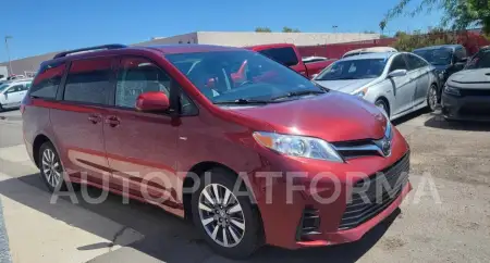 Toyota Sienna LE 2020 2020 vin 5TDJZ3DC5LS246771 from auto auction Copart