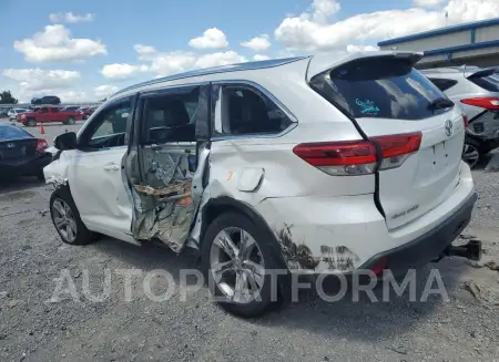 TOYOTA HIGHLANDER 2018 vin 5TDJZRFH8JS551545 from auto auction Copart