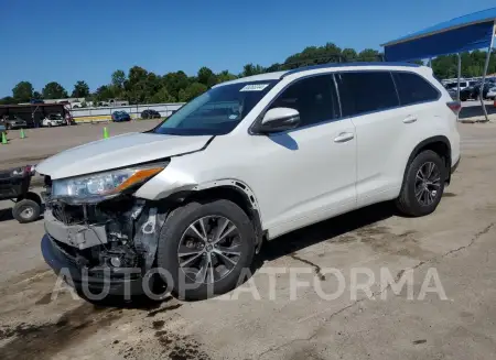 TOYOTA HIGHLANDER 2016 vin 5TDKKRFH1GS137248 from auto auction Copart