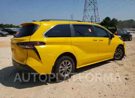 TOYOTA SIENNA LE 2023 vin 5TDKRKEC3PS147000 from auto auction Copart