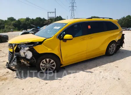 Toyota Sienna LE 2023 2023 vin 5TDKRKEC3PS147000 from auto auction Copart