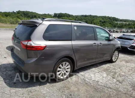 TOYOTA SIENNA XLE 2016 vin 5TDYK3DC8GS736615 from auto auction Copart