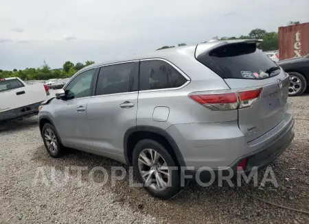 TOYOTA HIGHLANDER 2016 vin 5TDZKRFH0GS133948 from auto auction Copart