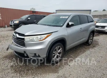 TOYOTA HIGHLANDER 2016 vin 5TDZKRFH0GS133948 from auto auction Copart