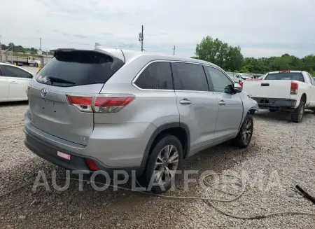 TOYOTA HIGHLANDER 2016 vin 5TDZKRFH0GS133948 from auto auction Copart