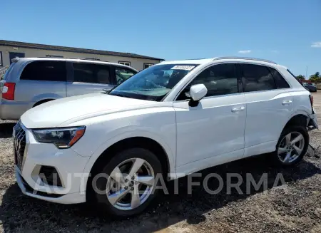 Audi Q3 2021 2021 vin WA1AUCF3XM1059627 from auto auction Copart