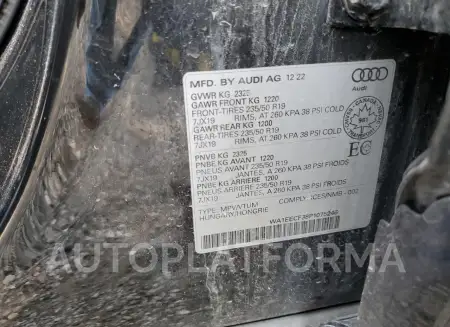 AUDI Q3 PREMIUM 2023 vin WA1EECF38P1075246 from auto auction Copart