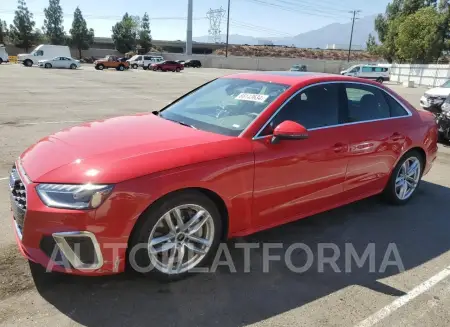 Audi A4 2024 2024 vin WAUEAAF44RN005511 from auto auction Copart