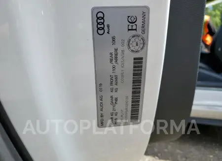 AUDI A5 PREMIUM 2019 vin WAUTNAF54KA030104 from auto auction Copart