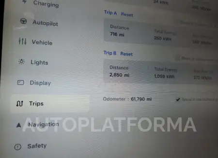 TESLA MODEL X 2018 vin 5YJXCAE27JF110942 from auto auction Copart