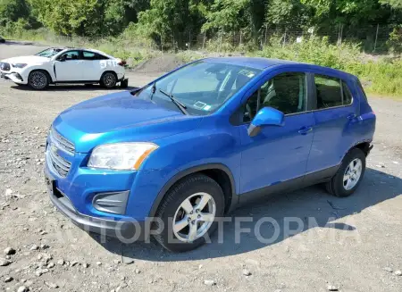 CHEVROLET TRAX 1LS 2015 vin KL7CJPSB3FB160966 from auto auction Copart