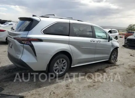 TOYOTA SIENNA XLE 2024 vin 5TDJRKECXRS201987 from auto auction Copart