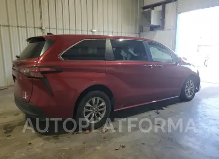 TOYOTA SIENNA XLE 2022 vin 5TDYRKEC5NS134000 from auto auction Copart