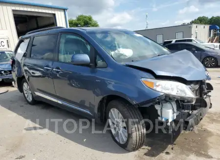 TOYOTA SIENNA XLE 2017 vin 5TDDZ3DC6HS183622 from auto auction Copart