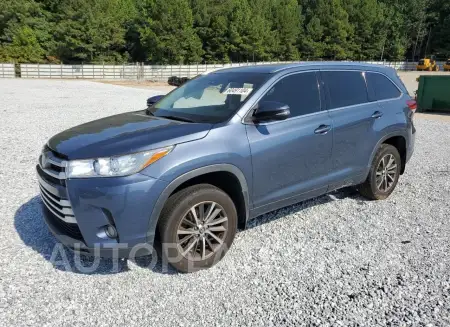 Toyota Highlander 2018 2018 vin 5TDJZRFH7JS819825 from auto auction Copart