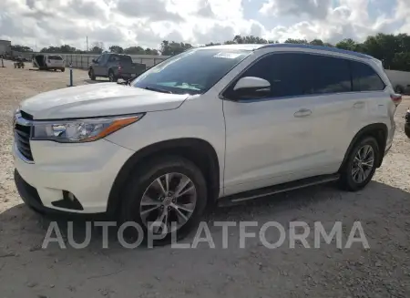 Toyota Highlander 2015 2015 vin 5TDKKRFH0FS116227 from auto auction Copart