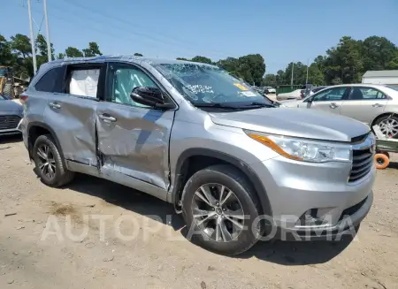 TOYOTA HIGHLANDER 2016 vin 5TDKKRFH7GS504234 from auto auction Copart