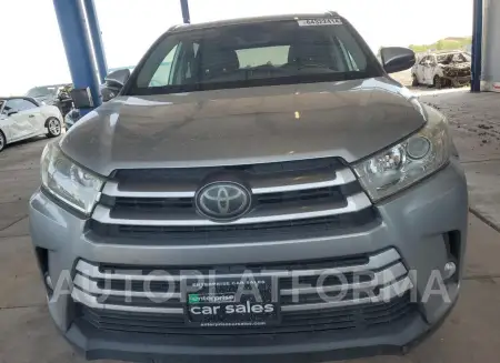 TOYOTA HIGHLANDER 2019 vin 5TDKZRFH2KS557508 from auto auction Copart