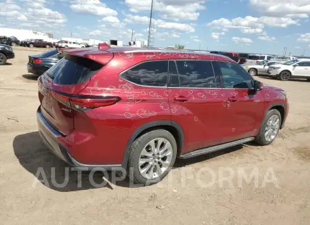 TOYOTA HIGHLANDER 2020 vin 5TDXBRCH3LS014295 from auto auction Copart