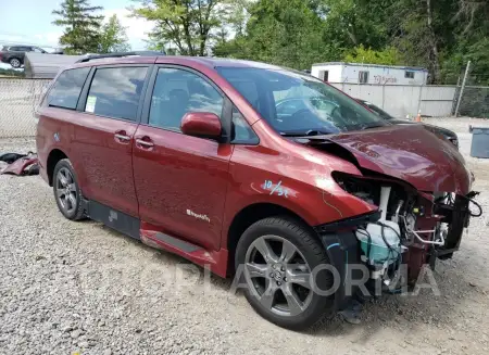 TOYOTA SIENNA SE 2018 vin 5TDXZ3DC5JS943655 from auto auction Copart