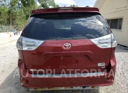 TOYOTA SIENNA SE 2018 vin 5TDXZ3DC5JS943655 from auto auction Copart