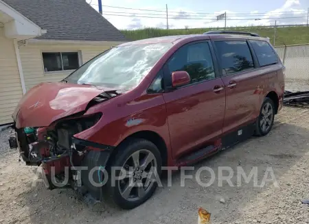 TOYOTA SIENNA SE 2018 vin 5TDXZ3DC5JS943655 from auto auction Copart