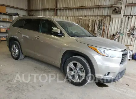 TOYOTA HIGHLANDER 2015 vin 5TDYKRFH9FS061612 from auto auction Copart