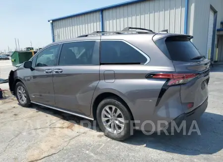 TOYOTA SIENNA XLE 2021 vin 5TDYRKECXMS001926 from auto auction Copart