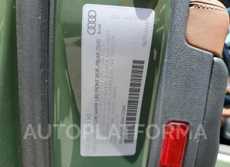 AUDI A5 PREMIUM 2021 vin WAUFACF55MA013240 from auto auction Copart