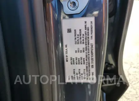 TESLA MODEL 3 2023 vin 5YJ3E1EA9PF675427 from auto auction Copart