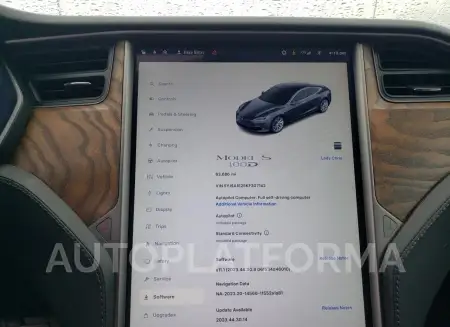 TESLA MODEL S 2019 vin 5YJSA1E25KF307142 from auto auction Copart