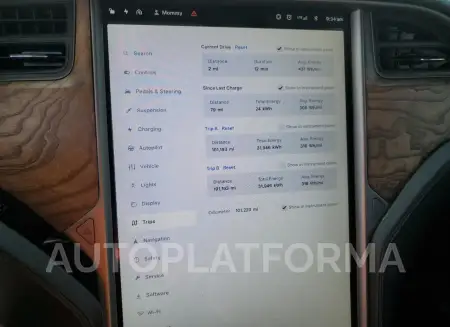 TESLA MODEL X 2020 vin 5YJXCAE2XLF260854 from auto auction Copart