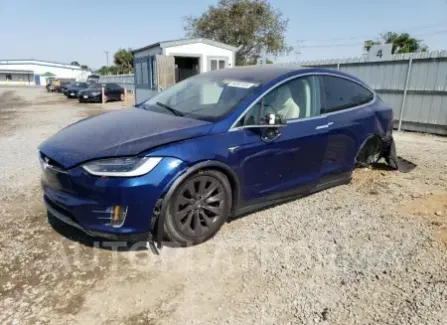 Tesla Model X 2018 2018 vin 5YJXCDE27JF100087 from auto auction Copart