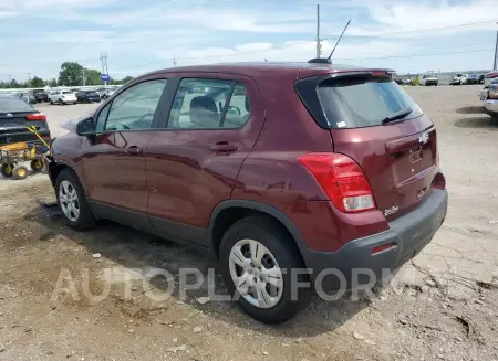 CHEVROLET TRAX LS 2016 vin 3GNCJKSB9GL248496 from auto auction Copart