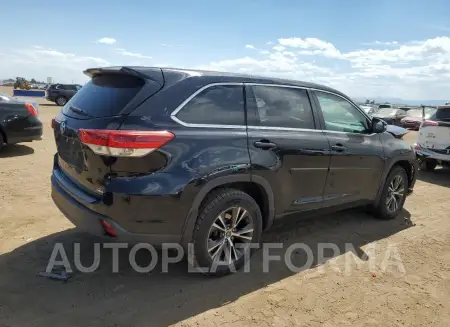 TOYOTA HIGHLANDER 2017 vin 5TDBZRFHXHS480668 from auto auction Copart