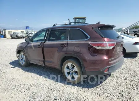 TOYOTA HIGHLANDER 2016 vin 5TDDKRFH9GS225201 from auto auction Copart