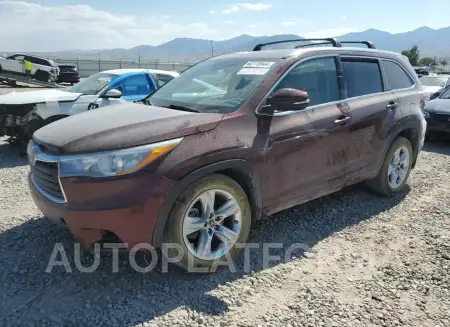 Toyota Highlander 2016 2016 vin 5TDDKRFH9GS225201 from auto auction Copart