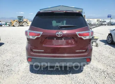 TOYOTA HIGHLANDER 2016 vin 5TDDKRFH9GS225201 from auto auction Copart