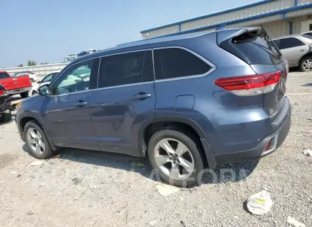 TOYOTA HIGHLANDER 2018 vin 5TDDZRFH7JS868875 from auto auction Copart