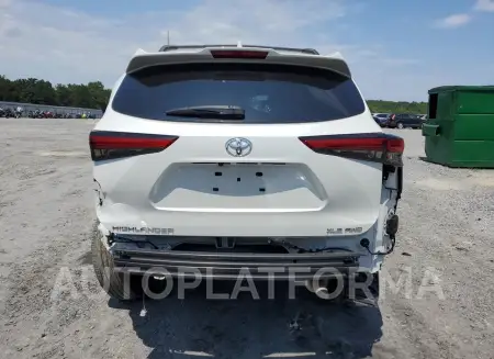 TOYOTA HIGHLANDER 2022 vin 5TDGZRBH0NS589437 from auto auction Copart