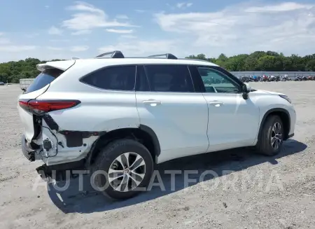 TOYOTA HIGHLANDER 2022 vin 5TDGZRBH0NS589437 from auto auction Copart