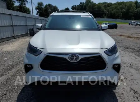 TOYOTA HIGHLANDER 2022 vin 5TDGZRBH0NS589437 from auto auction Copart