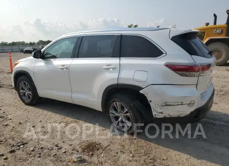 TOYOTA HIGHLANDER 2015 vin 5TDJKRFH3FS190690 from auto auction Copart