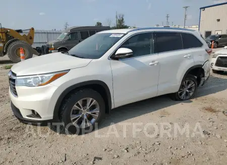 TOYOTA HIGHLANDER 2015 vin 5TDJKRFH3FS190690 from auto auction Copart